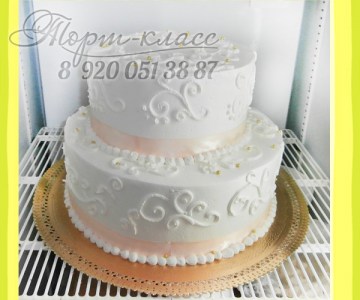 торт свадебный № 116